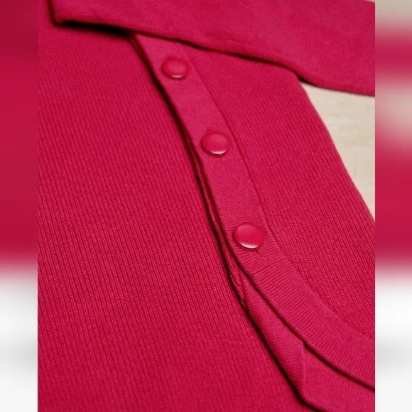 Sézane Fuchsia Crew Neck Sweater - Picture 5 of 5